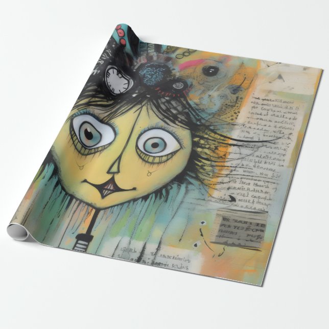 Papel De Regalo ArtLady 24 Encantador y afligido (Desenrollado)