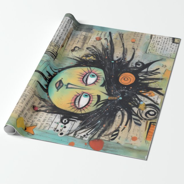 Papel De Regalo ArtLady 27 Encantador y afligido (Desenrollado)