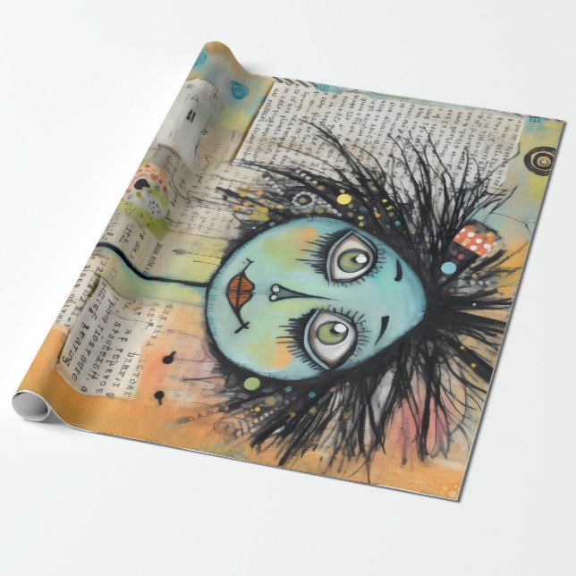 Papel De Regalo ArtLady 2 Encantador y afligido (Desenrollado)