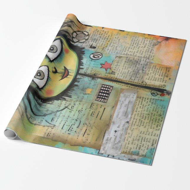 Papel De Regalo ArtLady 4 Encantador y afligido (Desenrollado)