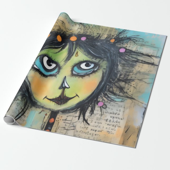 Papel De Regalo ArtLady 5 Encantador y afligido (Desenrollado)