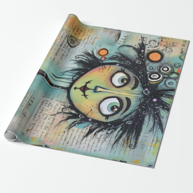 Papel De Regalo ArtLady 9 Encantador y afligido (Desenrollado)