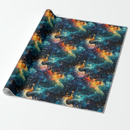 Papel De Regalo Artsy Galaxy