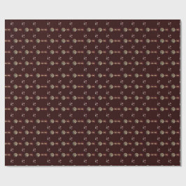 Papel De Regalo Arty Valentine Gift Collection- Decadent Noir 