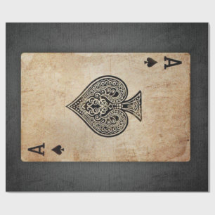 Papel De Regalo As de espadas lanzar almohada