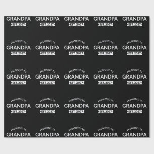 Papel De Regalo Ascendido a Abuelo Est 2027 Nuevo Papá II