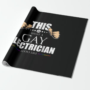 Papel De Regalo Así Se Ve Un Electricista Gay Como LGBT
