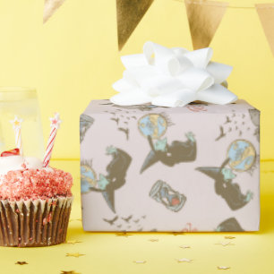 Papel De Regalo Asistente de Oz™ Bruja Mala™ Patrón de Bola de Cri