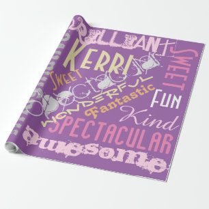 Papel De Regalo Asombroso envolvimiento de regalo personalizado ro