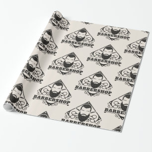 Papel De Regalo Aspecto de cuero de barbería
