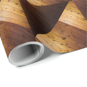 Papel De Regalo Aspecto de pizarra de madera de pino