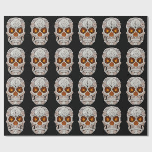 Papel De Regalo Aspen Leaf Skull 11