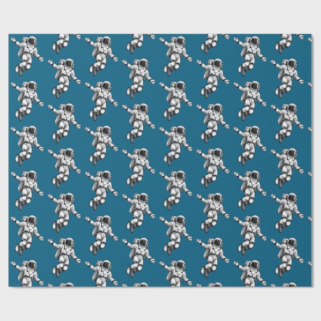 Papel De Regalo Astronaut in space (Superficie plana)