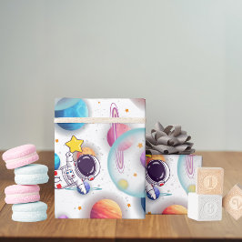 Papel De Regalo Astronaut & Planets Wrapping Paper
