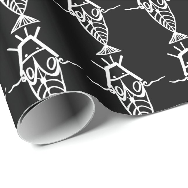 Papel De Regalo Astronautas antiguos (Esquina del rollo)