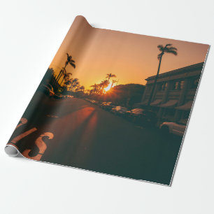 Papel De Regalo Atardecer en el horizonte