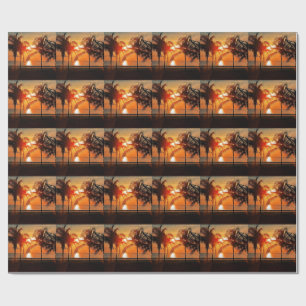 Papel De Regalo Atardecer Tropical