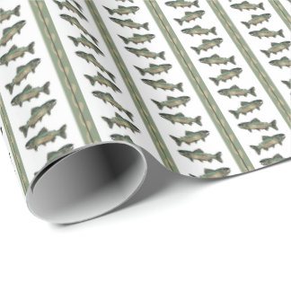 Papel De Regalo Atlantic Salmon Stripe
