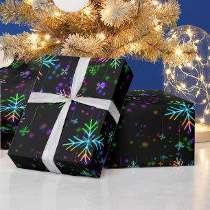 Papel De Regalo Atmósfera navideña festiva y animada de SlipperyJo