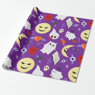 Papel De Regalo Atributos de Cute Halloween