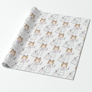 Papel De Regalo Audióloga femenina