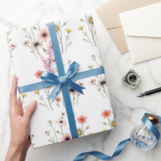 Papel De Regalo Aura floral