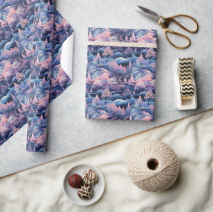 Papel De Regalo Aurora Wonderland encantada: Diseño invernal