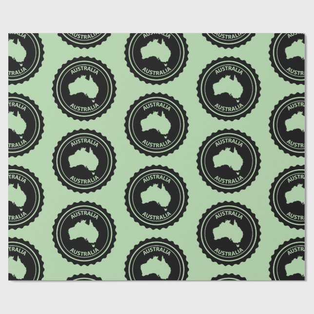 Papel De Regalo Australia (Superficie plana)