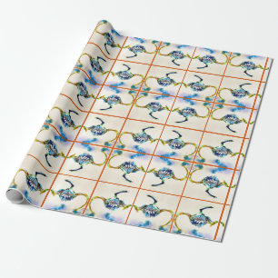 Papel De Regalo Australia City Skyline: acuarela de amor