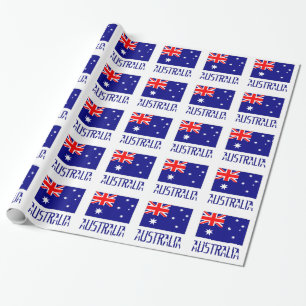 Papel De Regalo Australia y bandera australiana