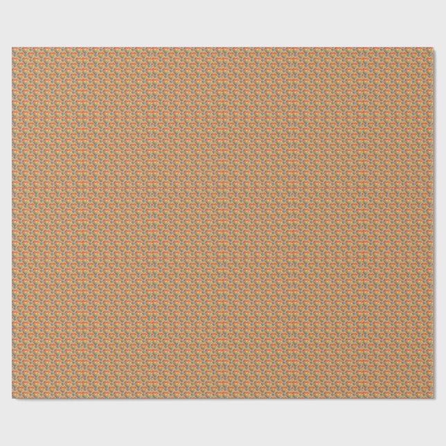 Papel De Regalo Autismo del corazón (Superficie plana)