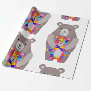 Papel De Regalo autismo mama bear