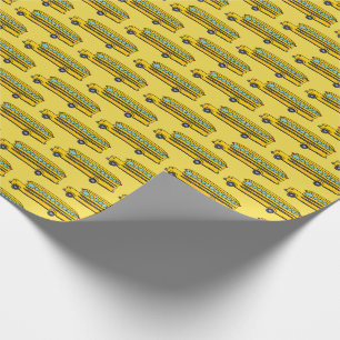 Papel De Regalo Autobús escolar