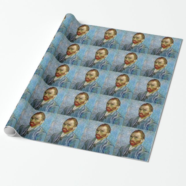 Papel De Regalo Autoretrato Van Gogh (Desenrollado)
