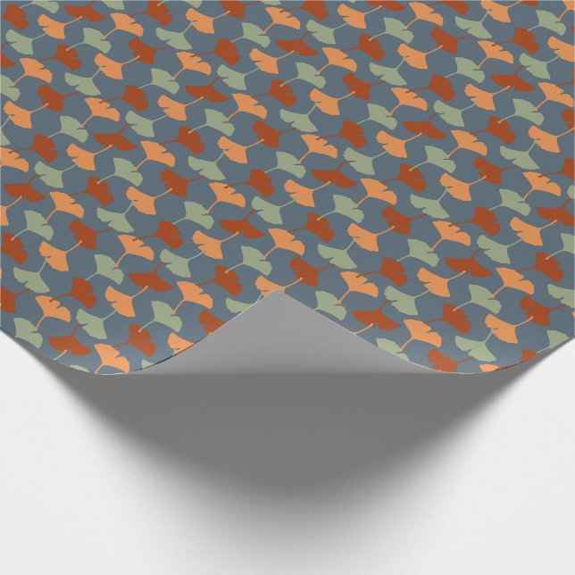Papel De Regalo Autumn Ginkgo Leaf Pattern (Esquina)