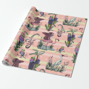 Papel De Regalo Ave de Aves Aves Africanas Cuestas, Estética