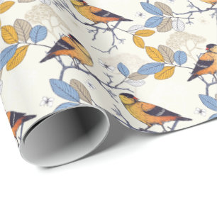 Papel De Regalo Ave de Baltimore Oriole