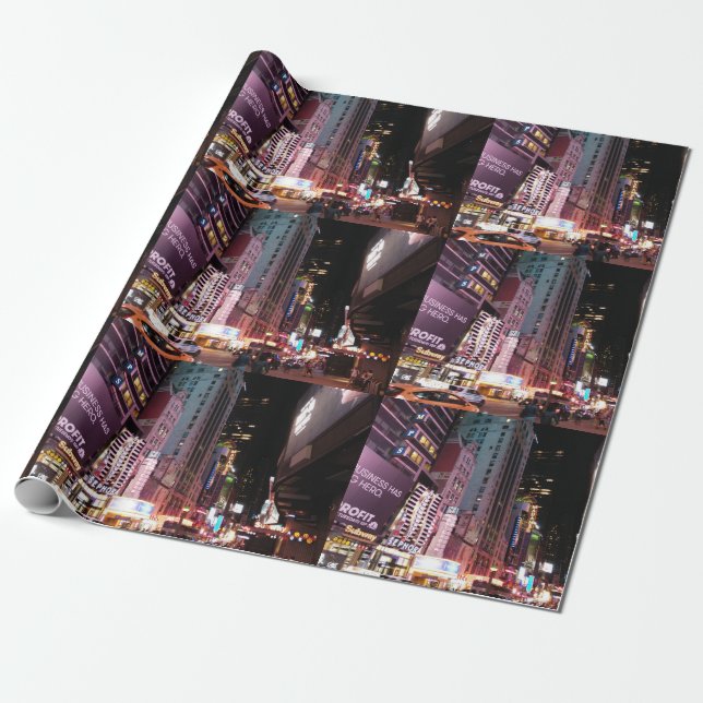Papel De Regalo Avenida 2017 de New York City Amsterdam (Desenrollado)