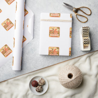 Papel De Regalo Aventura de hito de bebé de 6 meses