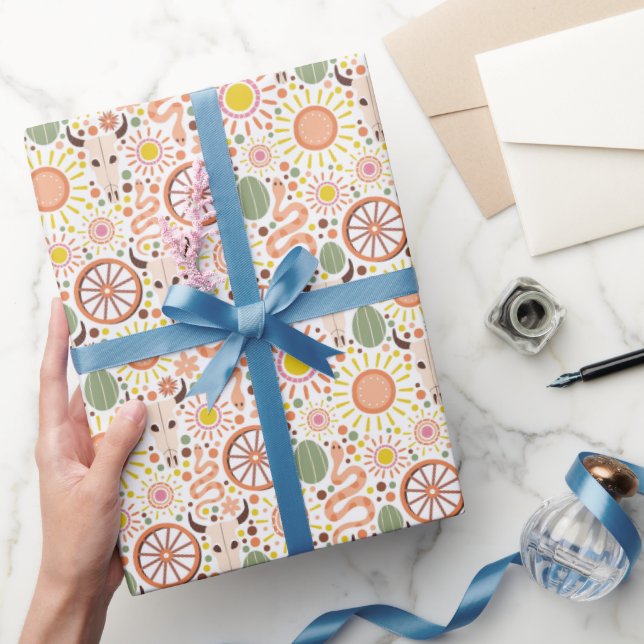 Papel De Regalo Aventura Occidental Soleada (Regalar)