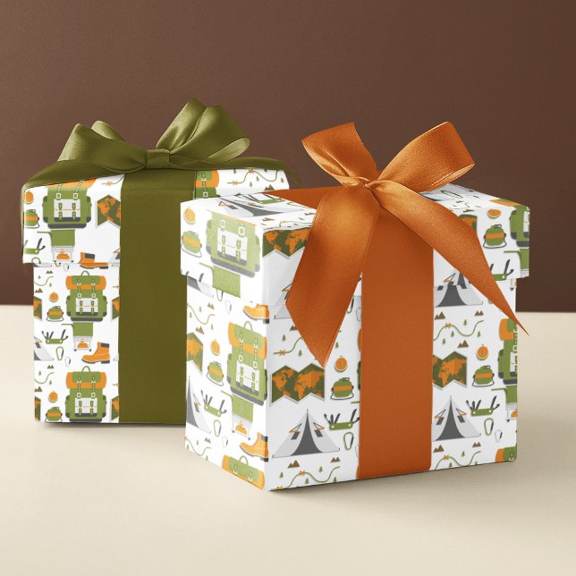 Papel De Regalo Aventuras exteriores (The perfect gift wrap for your Wanderlust friends!)