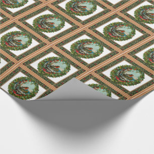 Papel De Regalo Aves antiguas en Navidades guerreros