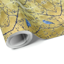 Aves de Tonkinson - Envoltura de regalo de Bluebir