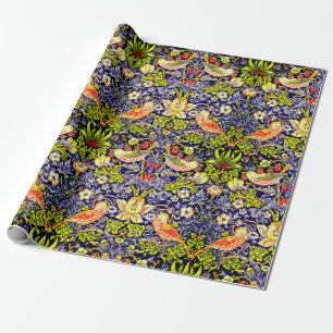 Papel De Regalo Aves del ladrón de fresas William Morris