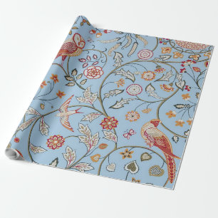 Papel De Regalo Aves y flores, William Morris