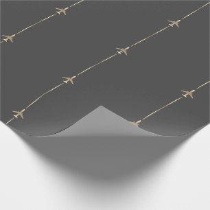 Papel De Regalo Aviación Minimalista