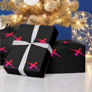 Papel De Regalo Avión de Aviación Aeronave Aviador Volador