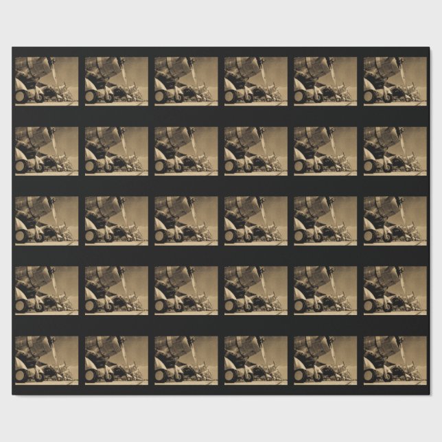 Papel De Regalo Aviones impávidos del bombardero del SBD de (Costura)