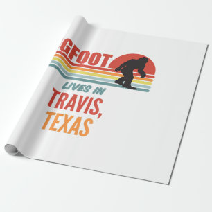Papel De Regalo Avistamiento de Bigfoot en Travis Texas
