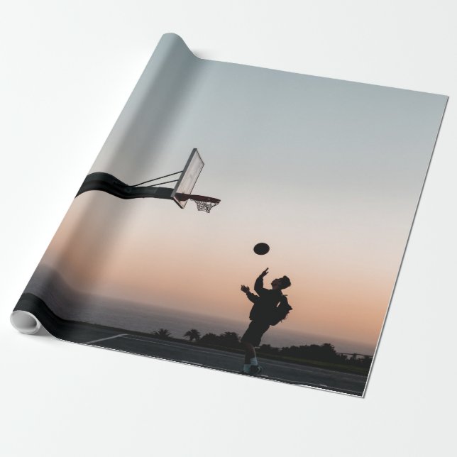 Papel De Regalo Awesome Basketball Hoop (Desenrollado)